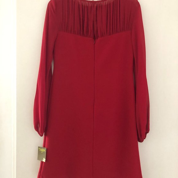 Women's Red Sheath Mini Dress - Picture 2 of 2